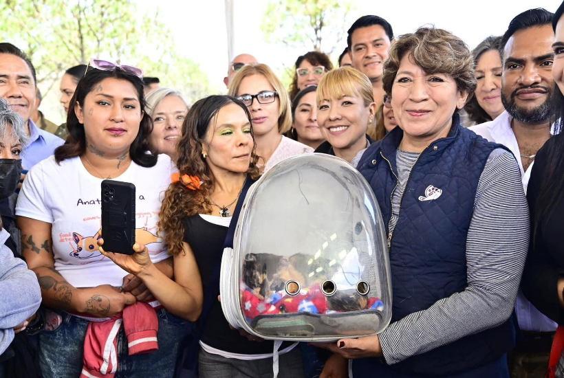 El predio tiene una extensión de 8 mil metros en el parque Sierra MorelosFoto: @delfinagomeza