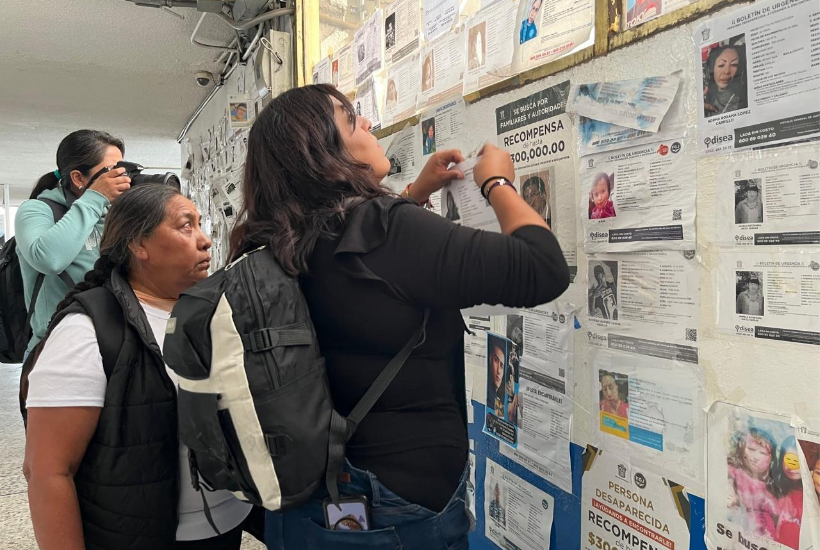 Edomex es tercer lugar nacional en cifra de personas desaparecidas. Foto: Alberto Dzib 