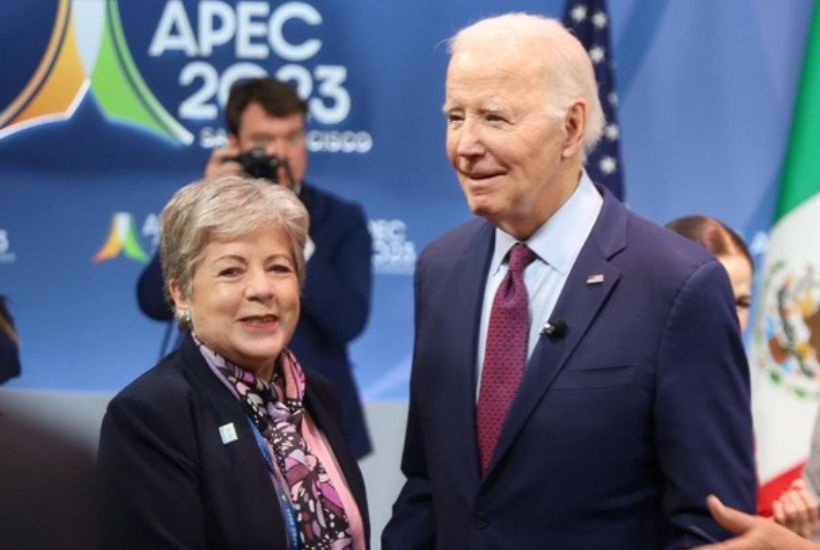 Alicia Bárcena y Joe Biden