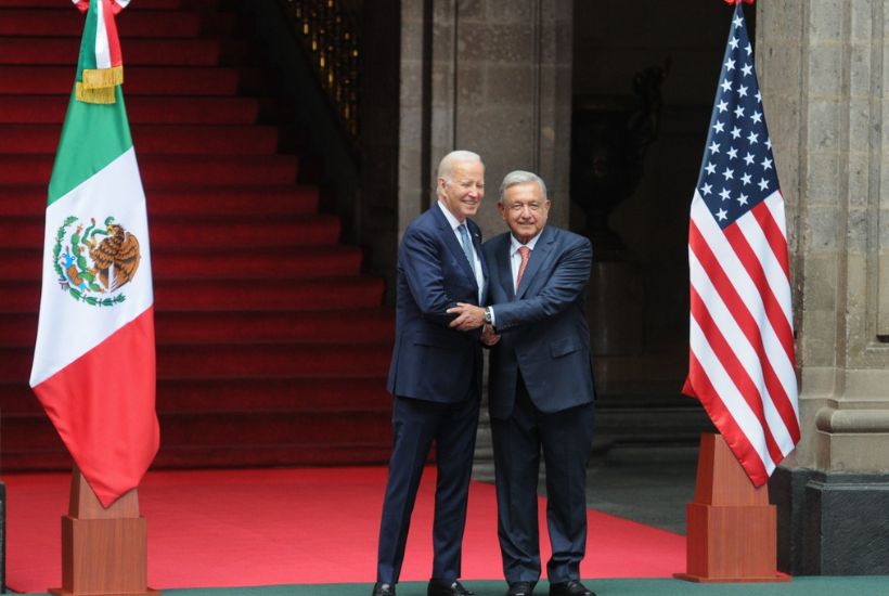 Joe Biden y Andrés Manuel López Obador,  presidentes de EU y México