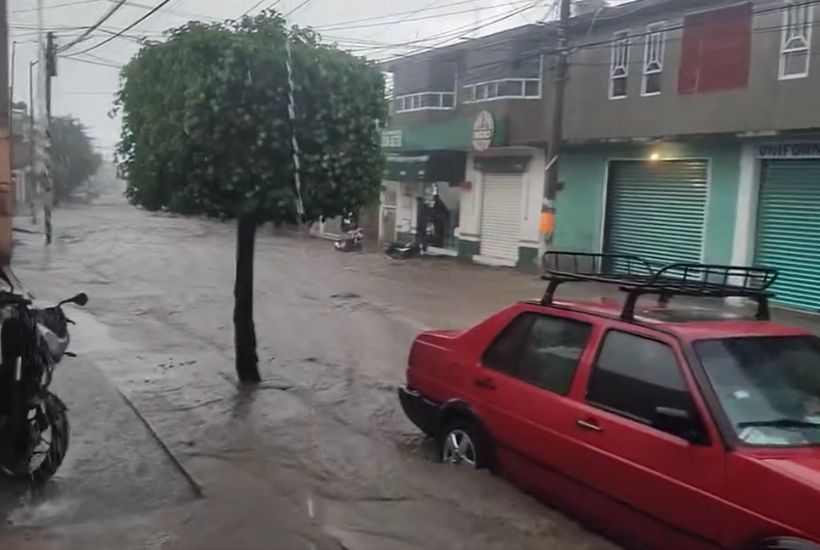 inundación calle Corregidora 