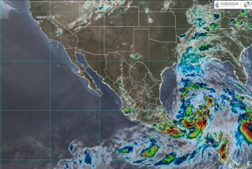 Habrá lluvias torrenciales en diversas zonas regiones del sureste mexicano