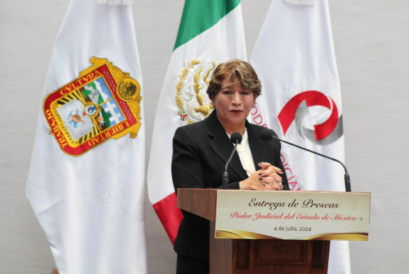 La propuesta de reforma a la Constitución será retomada, prometió la gobernadora Delfina Gómez