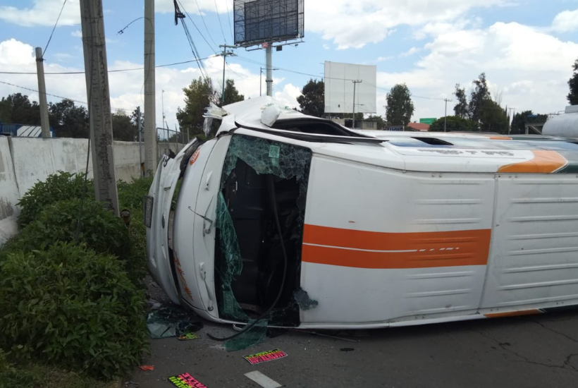 El incidente ocurrió sobre una curva de la Avenida Central