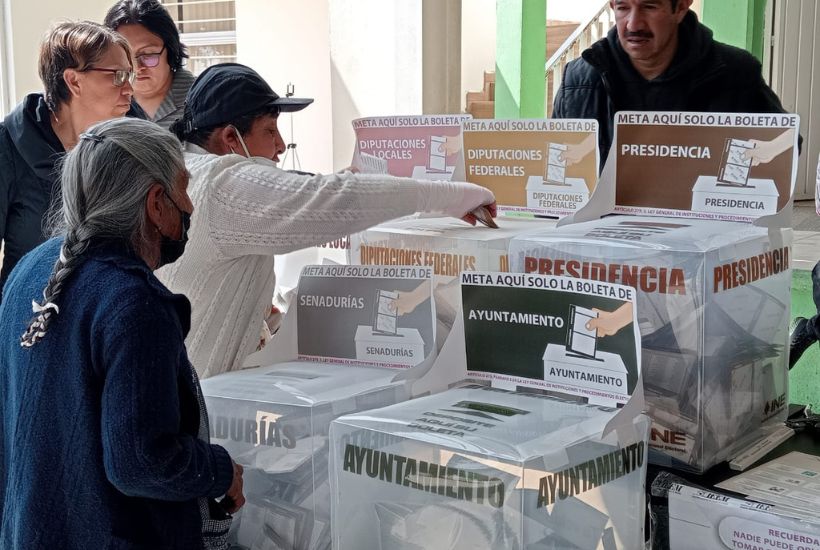 La participación ciudadana en las elecciones del 2 de junio fue del 64 por ciento. Foto Alma Ríos
