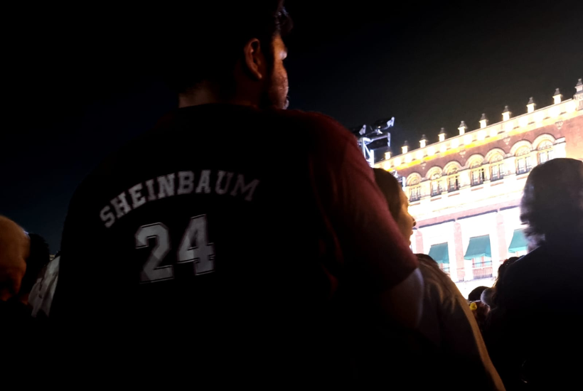 Sheinbaum 24, en el Zócalo.