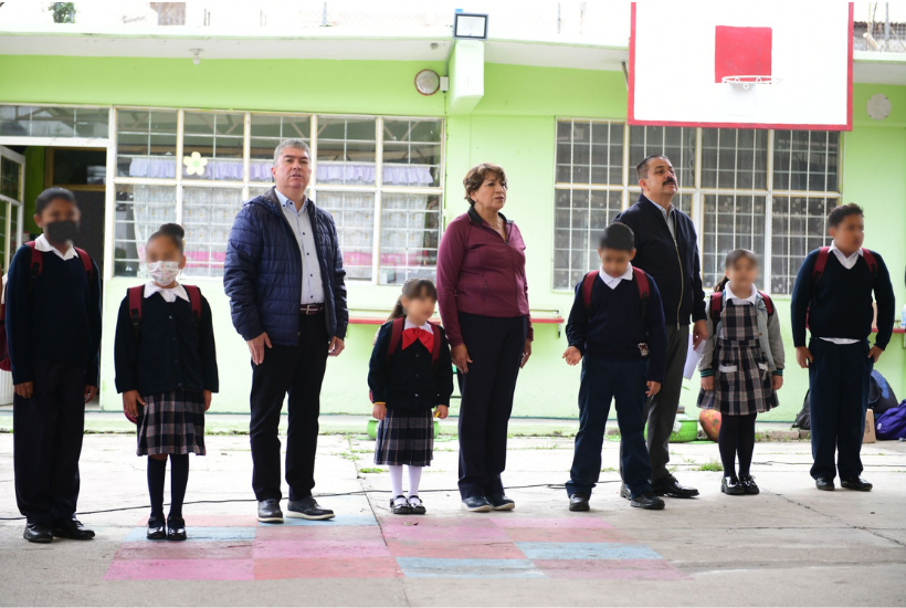 con el programa “Regreso a Clases con Bienestar”, 22 escuelas ubicadas en la zona afectada por las lluvias