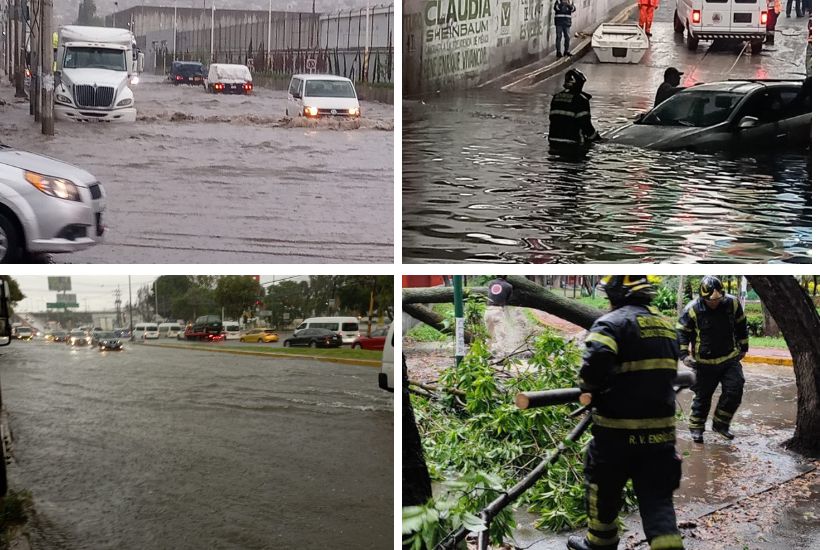 inundaciones en el Valle de México